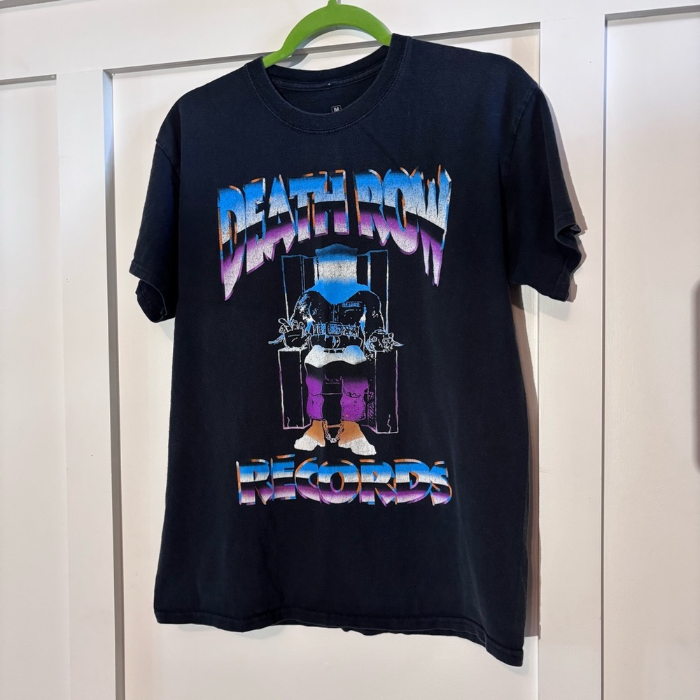 Death Row Records Black Graphic Tee